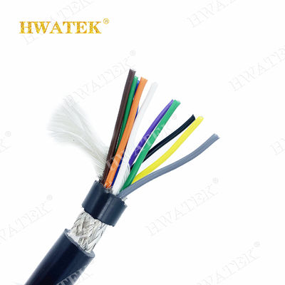 Custom 3×26AWG Tinned Copper Stranded Industrial Flexible Cable with PP Insulation and TPU Jacket 300V Rated