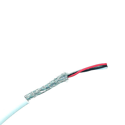 UL20549 عازل PVC النحاسي المعبأ مع قطب عازل TPU 80 °C 300V زوج منقلب مع كابل الدرع الملتصق