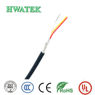 UL 2725 1P X 28 + 2C X 20AWG SHLD PVC BK OD 5 مللي متر 30 فولت كابل متعدد النواة مقاوم للأشعة فوق البنفسجية