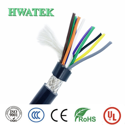 كابل ألفا 6387 المكافئ UL 2919 9P × 24AWG + DA النحاس المعلب 80 ° C 30V
