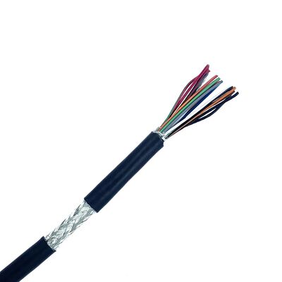 Industrial Flexible Multicore Electrical Power Cable with PUR Jacket 300V Rated Voltage and Oil Resistant Properties