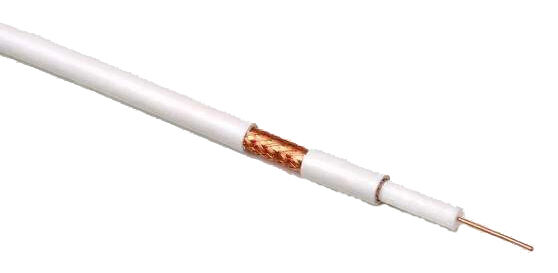 كابل Rg59 3.0-5.3mm JIS Coaxial مع الخيوط المحمية 75 ± 5Ω مقاومة وغطاء PVC لكاميرا CCTV