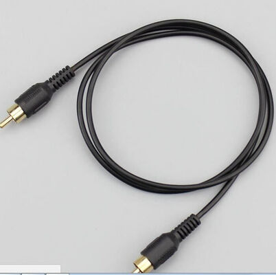 كابل Rg59 3.0-5.3mm JIS Coaxial مع الخيوط المحمية 75 ± 5Ω مقاومة وغطاء PVC لكاميرا CCTV