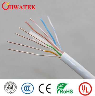 كابل إيثرنت UTP معتمد من UL444 CAT6 مع نقل عالي السرعة وطول لفة 305 متر لتطبيقات الشبكة