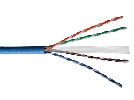 كابل إيثرنت UTP معتمد من UL444 CAT6 مع نقل عالي السرعة وطول لفة 305 متر لتطبيقات الشبكة