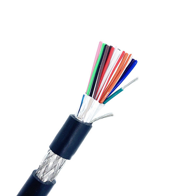 UL21410 النوع XLPE سترة عزل ETFE علب النحاس 3C × 28 AWG 125 °C كابل 30 فولت