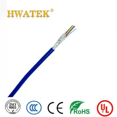 كابل كهربائي مرن 150 فولت UL2576 2C X 22AWG (7/0.254T) كابل نحاسي مجدول بغلاف PVC