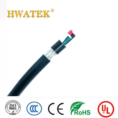 UL 21811 2C × 18AWG + W 80 ℃ 30V TPE سترة كابل نحاسي مجدول مقاوم للأشعة فوق البنفسجية