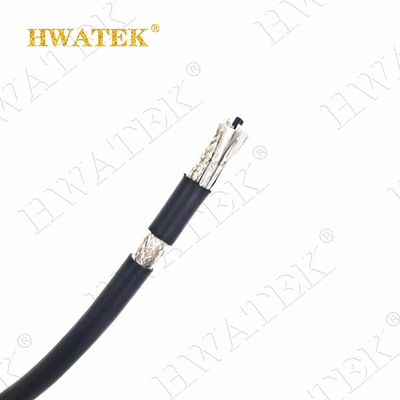 UL 20236 2C x 26AWG معلبة وملصقة بالفضة النحاس المتجمد عزل تيفلون سترة TPU RG 179 كابل