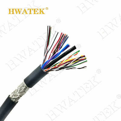 UL20276 علب النحاس المتقطعة 6C × 28AWG + 1P × 28AWG مزق 80 °C 30V PP عزل معطف PVC كابل