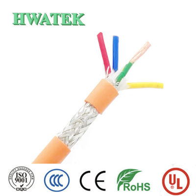 300 فولت 80 درجة مئوية UL21307 غلاف FRPE نحاس مُعلب عزل PP 8P × 28 AWG + كابل WAEB
