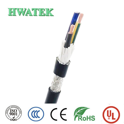 كابل نحاسي معلب 300V 80 ℃ UL2464 PVC 8C × 26AWG كابل UNSHLD