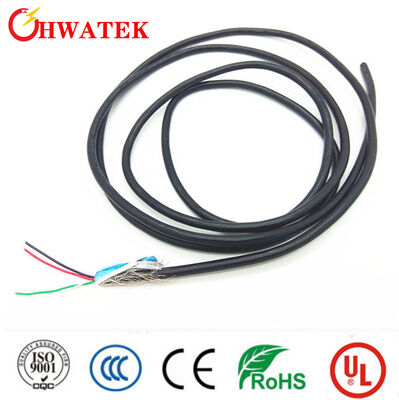 كابل شبكة UTP Cat5e CAT6 مع نقل عالي السرعة، درع قوي ومقاوم للحريق CMX للاتصالات الخارجية