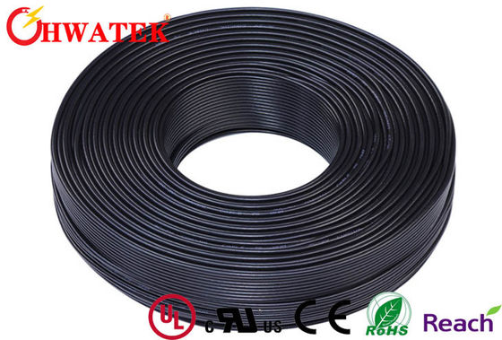 UNSHLD PVC BK 3.45X7.4MM كابل الشريط المسطح UL 2464 3Fx18AWG (41 / 0.16T)