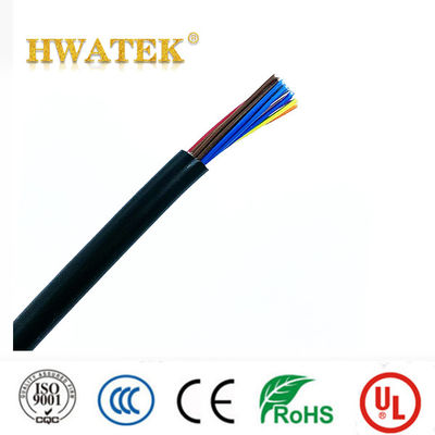 كابل كهربائي مرن 150 فولت UL2576 2C X 22AWG (7/0.254T) كابل نحاسي مجدول بغلاف PVC